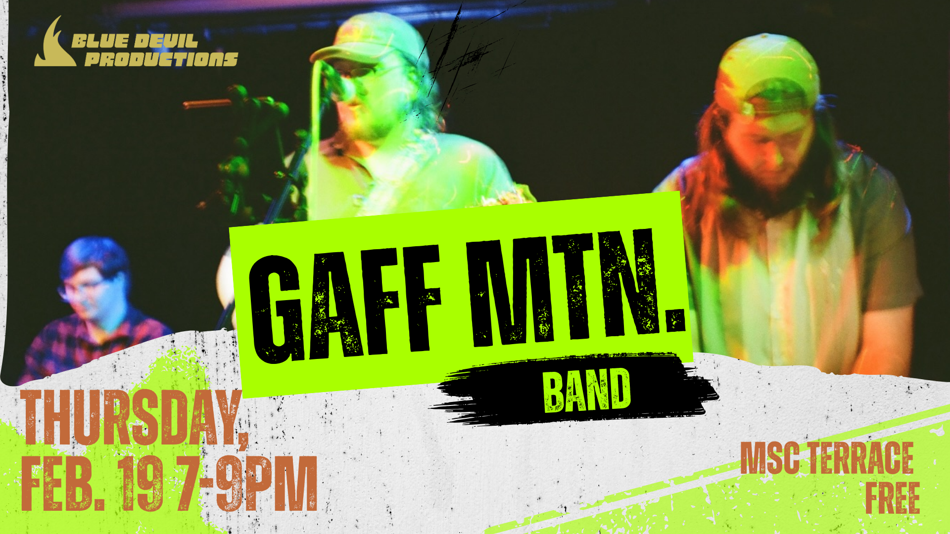 Digital Signage Poster displaying Gaff Mountain