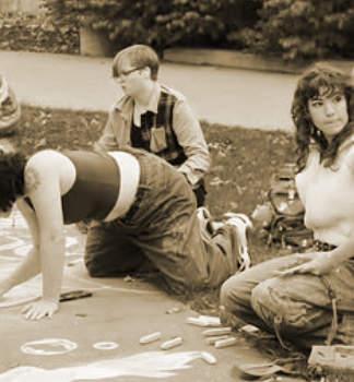 Photo from Chalking Competition 2024.