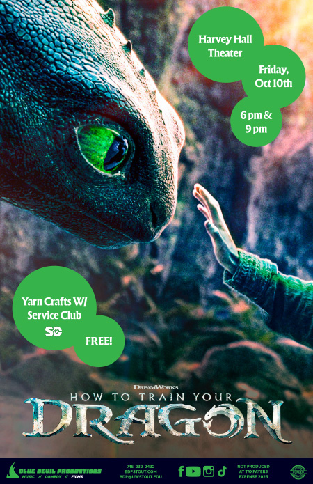How to Train your Dragon movie poster.