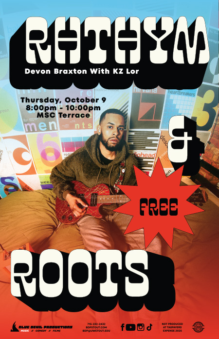 Rythm & Roots music poster.