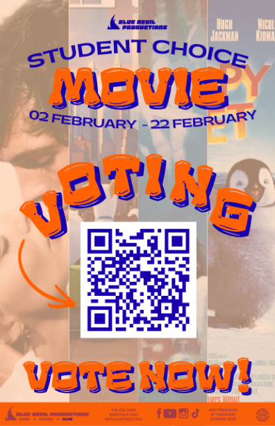 Poster for Student Choice Film Voting (Round 1)
