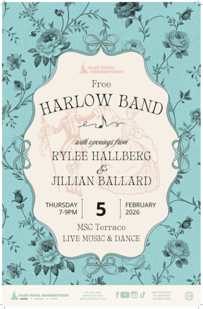 Poster for Harlow w/ Student Openers