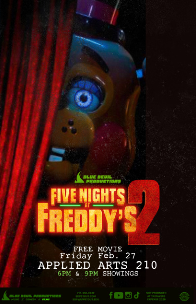 Poster for Five Nights at Freddy's 2 - 6pm Showing | Poster for Five Nights at Freddy's 2 - 9pm Showing