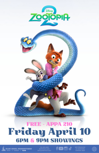 Poster for the event Zootopia 2 - 6pm Showing | Poster for the event Zootopia 2 - 9pm Showing