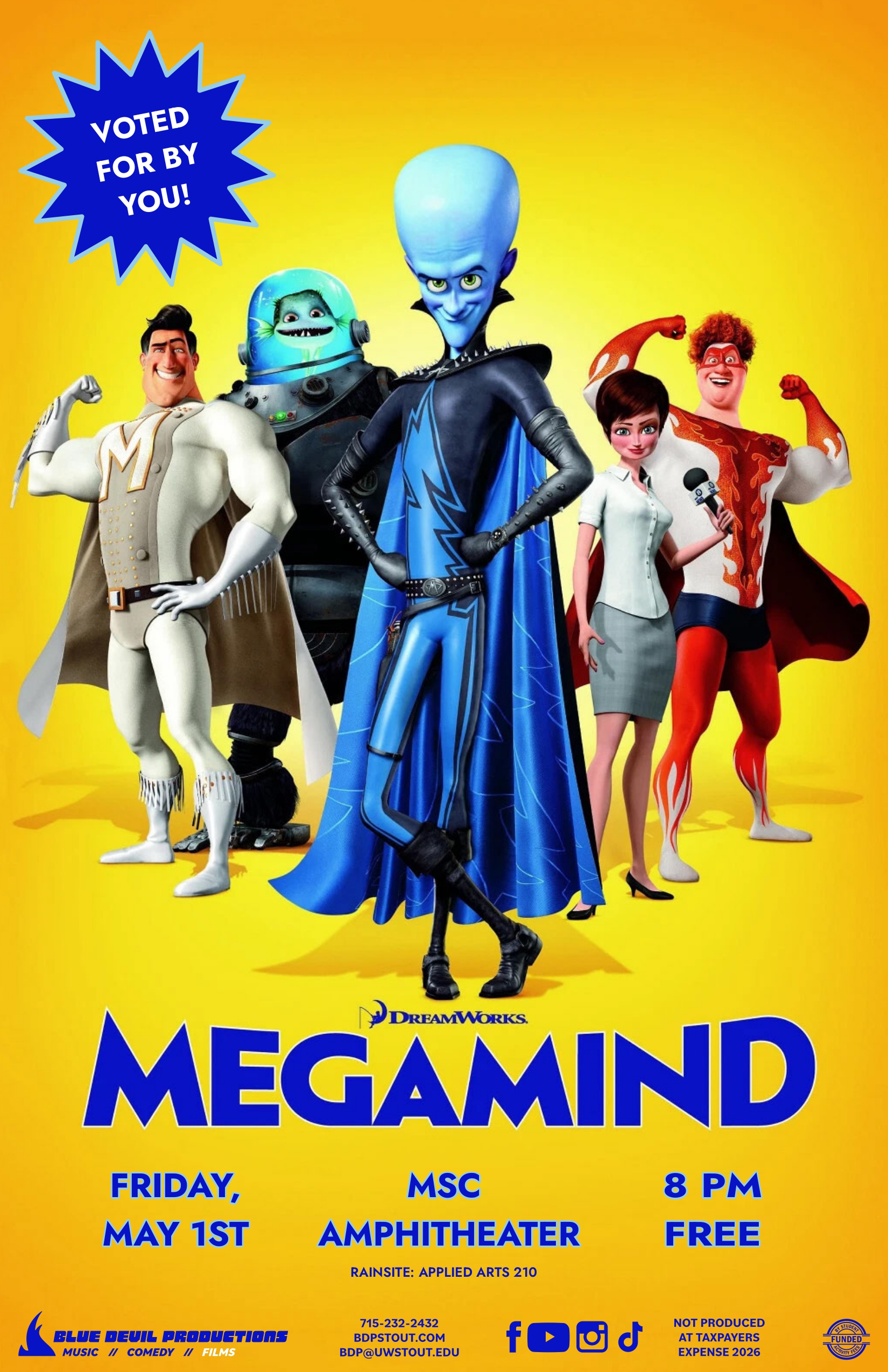 Poster for BDP Films: Megamind