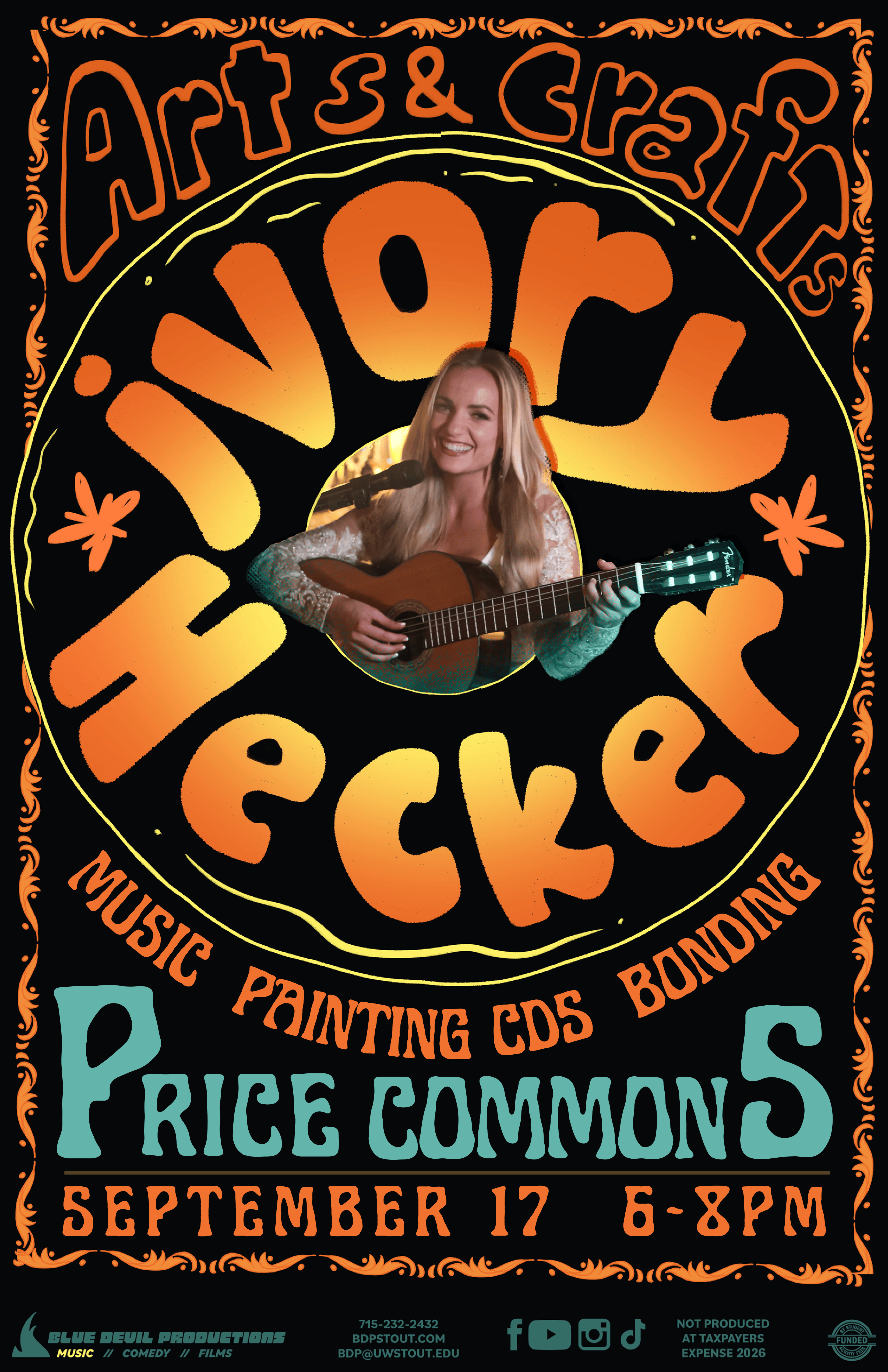 Poster for BDP Music: Canvas Painting with Ivory Hecker
