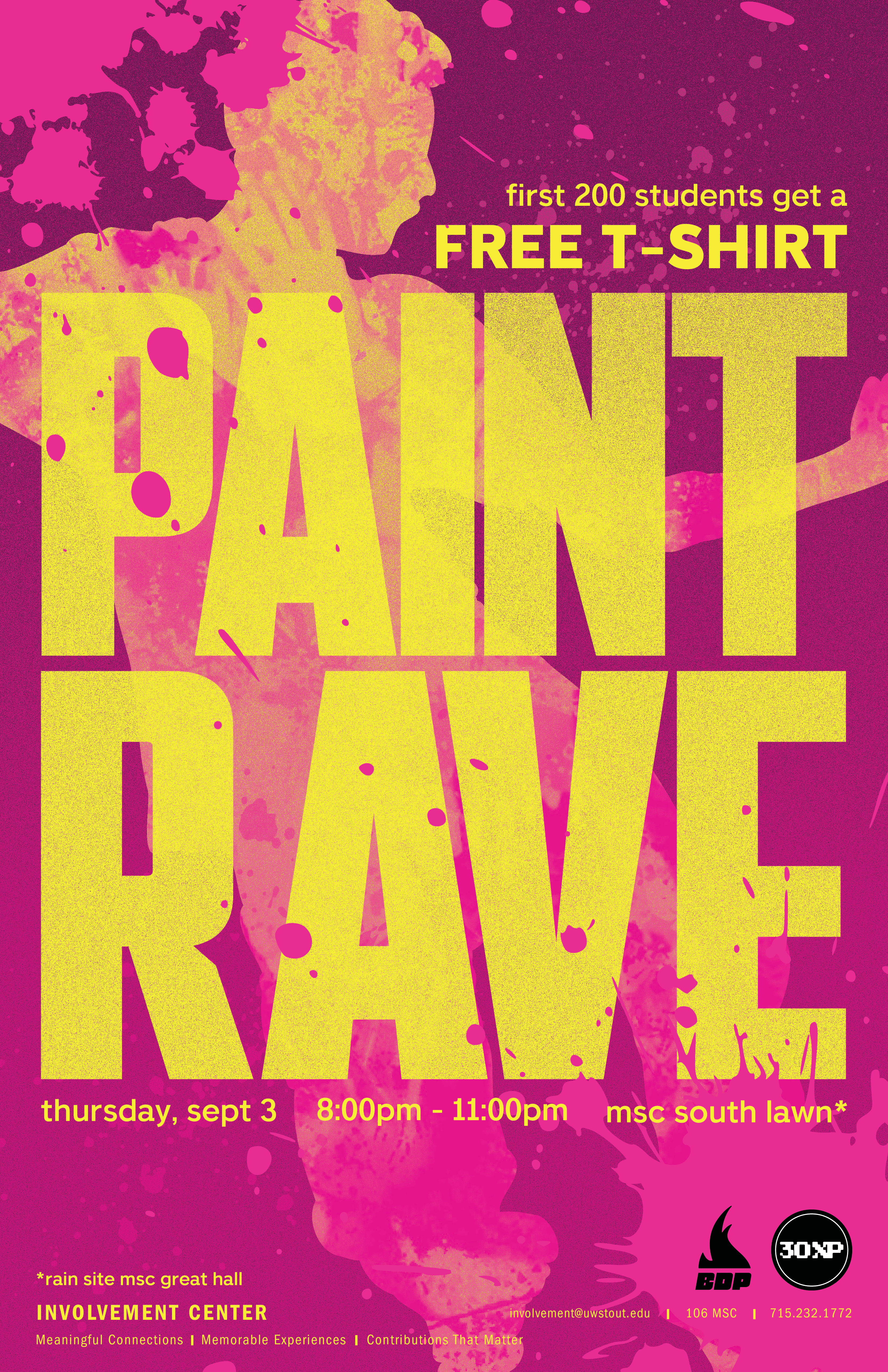 Poster for BDP Paint Rave | PaintU