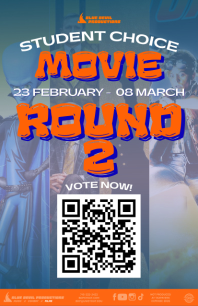 Poster for the event Student Choice Film Voting (Round 2)